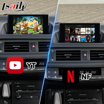 Lsailt Android Video Interface dla Lexus CT200h CT F Sport Mouse Control 2014-2017