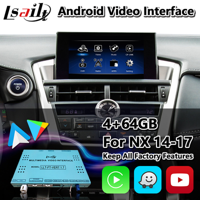 Lsailt Android Multimedia Video Interface dla Lexus NX300h NX200t NX F-Sport Touchpad Control 2014-2017