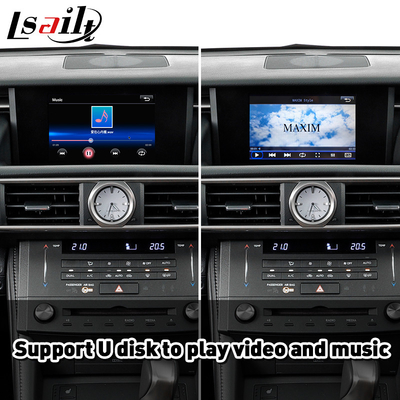 Bezprzewodowy interfejs Android Auto Carplay dla Lexus RC 350 300h 200t 300 AWD F Sport 2014-2018