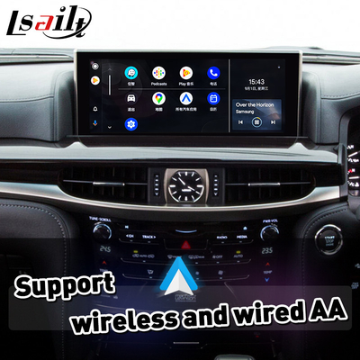 Bezprzewodowy CP AA Android Auto Carplay Interface dla Lexus LX 450d 570 570s VDJ200 J200 2016-2021