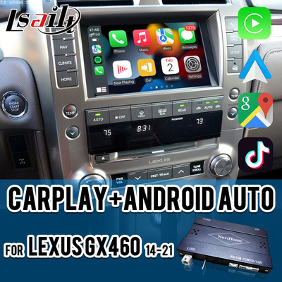 Interfejs Lexus CarPlay dla GX460 GX400 2014- z bezprzewodowym Androidem Auto przez Lsailt