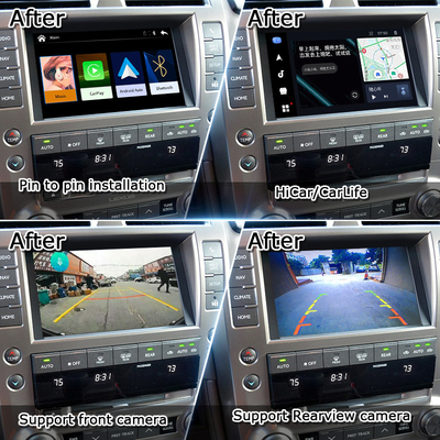 Interfejs Lexus CarPlay dla GX460 GX400 2014- z bezprzewodowym Androidem Auto przez Lsailt