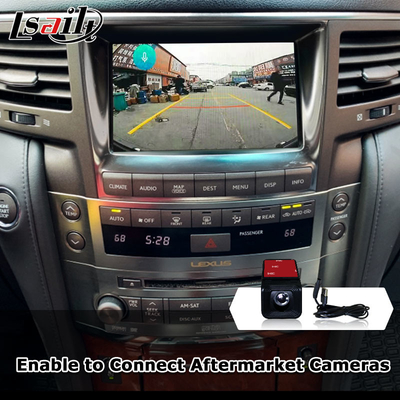 Bezprzewodowy interfejs CarPlay dla Lexus LX570 2013-2015 LX460d GX460 GX400 Nawigacja Android Auto Box przez Lsailt