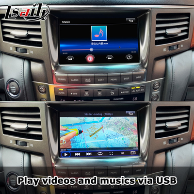 Bezprzewodowy interfejs CarPlay dla Lexus LX570 2013-2015 LX460d GX460 GX400 Nawigacja Android Auto Box przez Lsailt