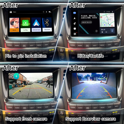 Bezprzewodowy interfejs CarPlay dla Lexus LX570 2013-2015 LX460d GX460 GX400 Nawigacja Android Auto Box przez Lsailt