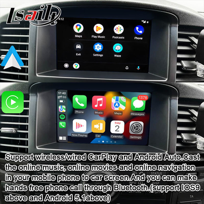 Bezprzewodowy interfejs CarPlay dla Nissan Pathfinder R51 Navara D40 2013-2016 Android Auto, CarLife, Mirror Link