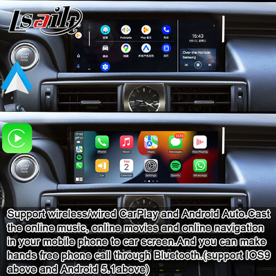 Pin to Pin Apple CarPlay Interface dla Lexus IS IS250 IS350 IS300 IS200t 2013-2021 Android Auto Decoder, Mirror Link