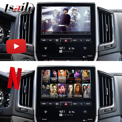 CarPlay Android Multimedia Video Interface z YouTube, NetFlix, YouTube, Google Map dla Land Cruiser LC200