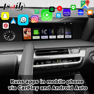 Bezprzewodowy interfejs CarPlay Zintegrowany ekran OEM dla Lexus LX570 LX460d 2016-2021 Android Auto Video Interface