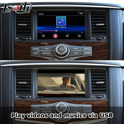 Interfejs Pin to Pin CarPlay dla Nissana Patrol Y62, Pathfinder, Armada, Android Auto, Google Map, Waze
