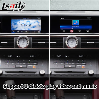 Interfejs Lsailt Wireless CarPlay do Lexus RCF RC300 RC200t RC300h RC350 RC z pokrętłem sterującym 2014-2018 IS RX NX