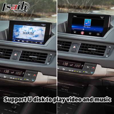 Navihome Carplay Interface Box dla Lexus CT200h CT 200h F Sport Knob Control 2014-2022