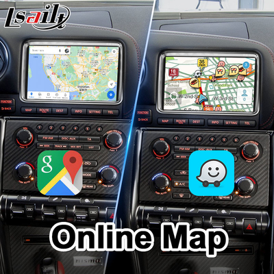 Lsailt Android Multimedia Video Interface Carplay Na Nissan GT-R R35 GTR Czarna edycja Nisom 2011-2016