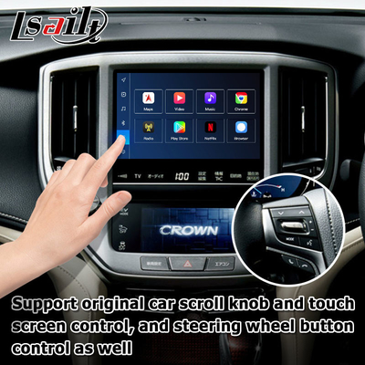 8+128GB Toyota Crown Android Carplay 14 generacja AWS214 GWS215 S210 zasilany przez Qualcomm