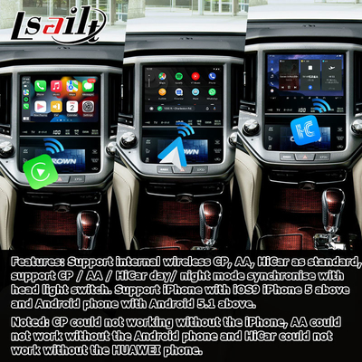 8+128GB Toyota Crown Android Carplay 14 generacja AWS214 GWS215 S210 zasilany przez Qualcomm