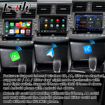 Toyota Crown GRS204 URS206 UZS207 S200 Android bezprzewodowy Carplay Android Auto 8+128GB zasilany przez Qualcomm