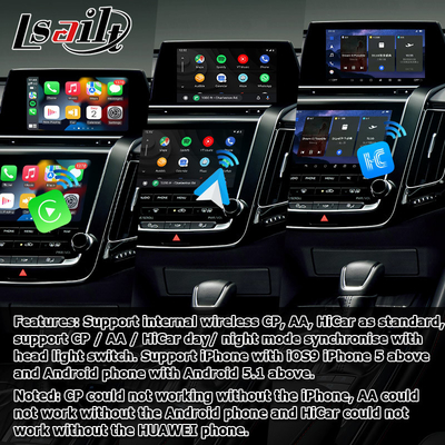 Toyota Crown S220 Android multimedialny bezprzewodowy carplay android auto napędzany przez Qualcomm 8+128GB