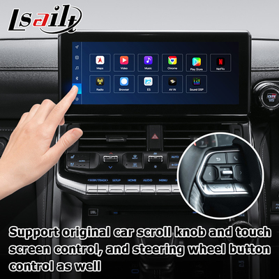 Toyota Land Cruiser LC300 modernizacja w stylu fabrycznym Android interfejs wideo carplay android auto