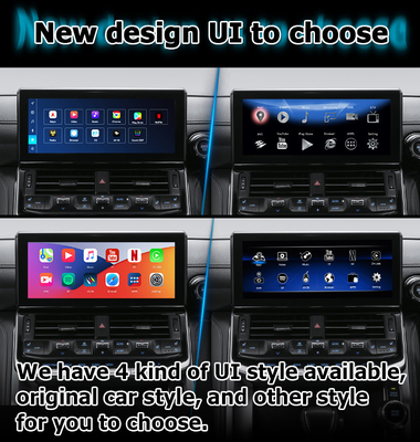 Toyota Land Cruiser LC300 modernizacja w stylu fabrycznym Android interfejs wideo carplay android auto