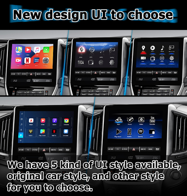 Toyota Land Cruiser LC200 Android interfejs wideo 8+128GB zasilany przez Qualcomm z carplay android auto