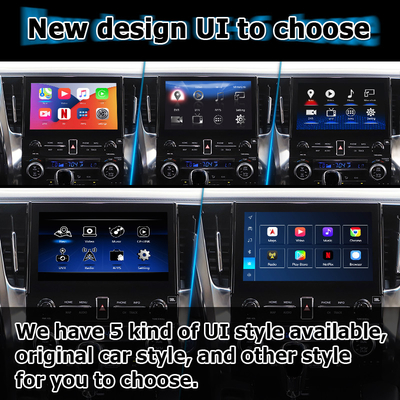 Toyota Alphard Vellfire AH30 serii Android Carplay skrzynka interfejsu Qualcomm 6125 8+128GB
