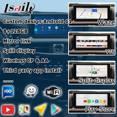 Lexus LX570 LX450d Android interfejs wideo obsługa carplay android auto Qualcomm 8+128GB Android 11