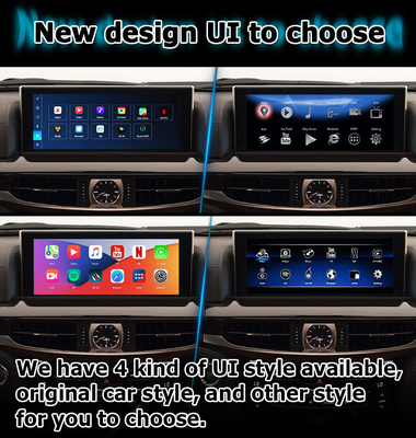 Lexus LX570 LX450d Android interfejs wideo obsługa carplay android auto Qualcomm 8+128GB Android 11
