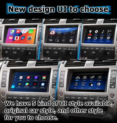 Lexus GX460 Android multimedialny Carplay android auto interfejs wideo