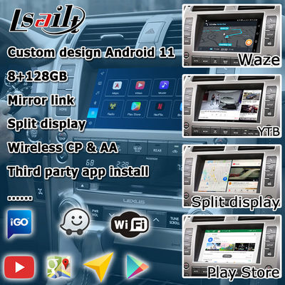 Lexus GX460 Android 13 multimedialny interfejs wideo automatyczny Carplay android