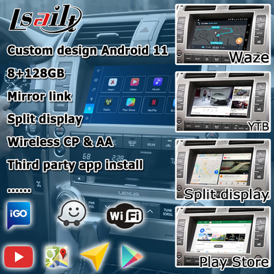 Lexus GX460 Android multimedialny Carplay android auto interfejs wideo