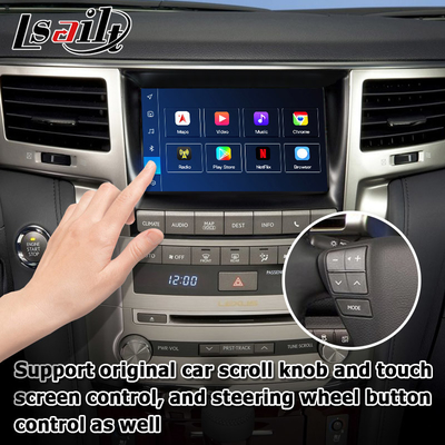 Lexus LX570 2013-2015 Android interfejs wideo oparty na Qualcomm 8+128GB Android 11