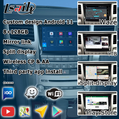 Lexus LX570 2013-2015 Android interfejs wideo oparty na Qualcomm 8+128GB Android 11