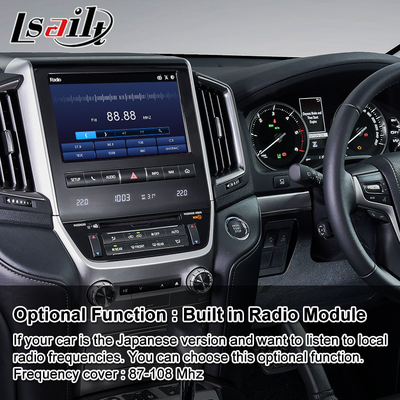 Lsailt Android Multimedia Video Interface dla 2016-2021 Toyota Land Cruiser LC 200 GXL VX VXR VX-R Sahara LC200