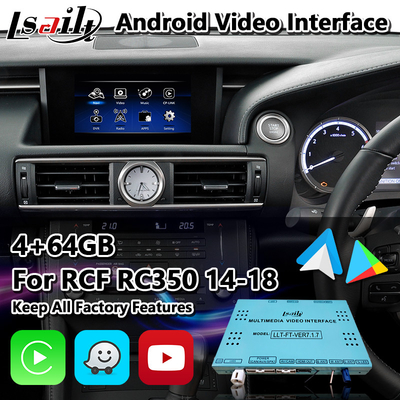 Lsailt Android System With Carplay Android Auto dla Lexus RC 350 300h 200t 300 AWD F Sport 2014-2018