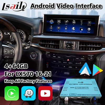 Lsailt Android Multimedia Carplay Interface dla Lexus LX570 LX450d URJ200 LX 2016-2021