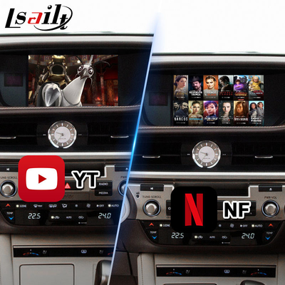 8+128GB Lsailt Android Nawigacja Interfejs wideo Do Lexus ES 350 300h 250 200 XV60 sterowanie myszą 2012-2018