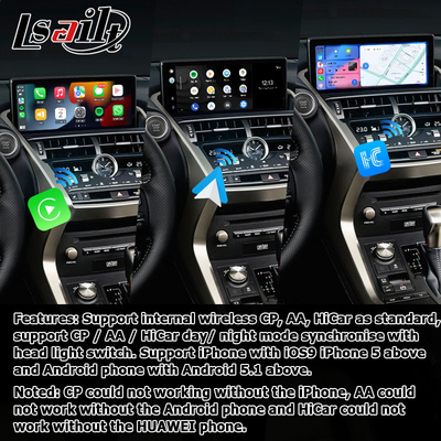Baza Qualcomm Android 11 8+128GB Lexus NX300 NX300h NX200t interfejs wideo android carplay