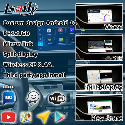 Lexus ES300h ES350 ES250 ES200 Android interfejs wideo 8+128GB Qualcomm wsparcie bazy carplay android auto
