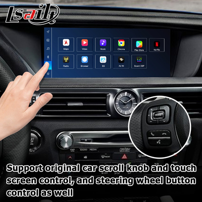 Lexus GS450h GS350 GS200t GS300h GSF Androidowy interfejs wideo 8+128GB Baza Qualcomm