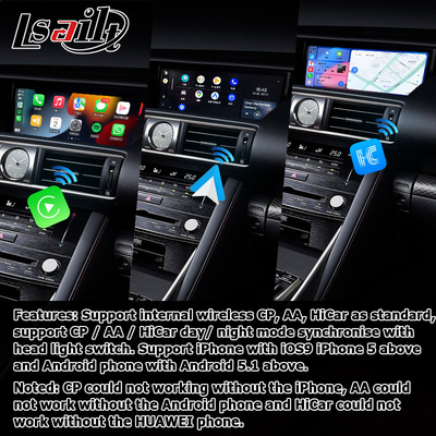Lexus IS300 IS200t IS350 Android 11 interfejs wideo carplay android auto box na bazie Qualcomm