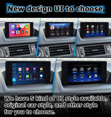 Interfejs wideo Lexus CT200h Android 13 carplay android auto oparty na Qualcomm 8+128GB