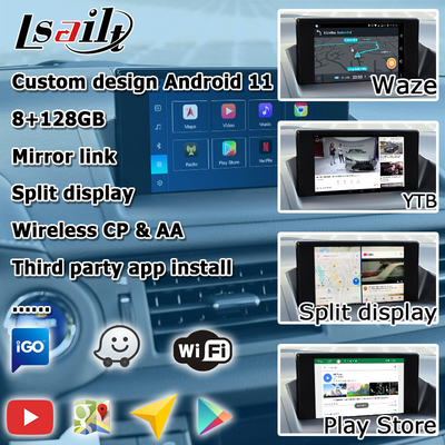 Lexus CT200h Android 11 interfejs wideo carplay android auto baza na Qualcomm 8+128GB
