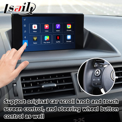 Lexus CT200h Android 11 interfejs wideo carplay android auto baza na Qualcomm 8+128GB