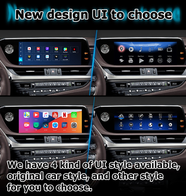 Lexus ES300h ES350 ES250 ES200 Android 13 interfejs wideo carplay android auto