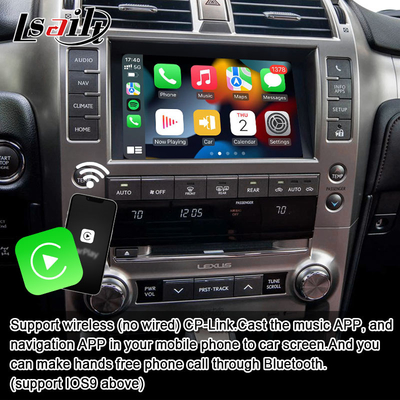 8+128GB Android 11 Lexus Video Interface dla GX460 2014-2021 Wliczone bezprzewodowe CarPlay, Android Auto