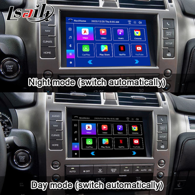 8+128GB Android 11 Lexus Video Interface dla GX460 2014-2021 Wliczone bezprzewodowe CarPlay, Android Auto