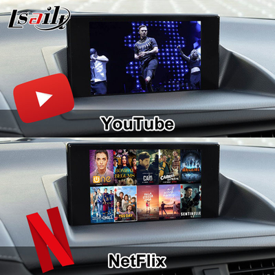 Lsailt Wireless CarPlay Android Video Interface dla Lexus CT CT200H 2014-2017 Wsparcie Pobierz aplikacje, NetFlix, YouTube