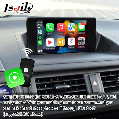 Lsailt Wireless CarPlay Android Video Interface dla Lexus CT CT200H 2014-2017 Wsparcie Pobierz aplikacje, NetFlix, YouTube