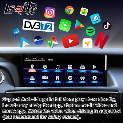 10.25-calowy Android 8+128 Carplay android Auto Uaktualnienie ekranu HDMI Do Lexus IS200t IS350 IS300