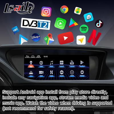 ES300h ES250 ES350 Lexus Android Uaktualnienie ekranu Carplay Android Auto Dash Cam 10.25 " Lsailt